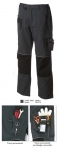 NEW DAKAR Pantalone multitasche professionale 95% cotone cavas 5