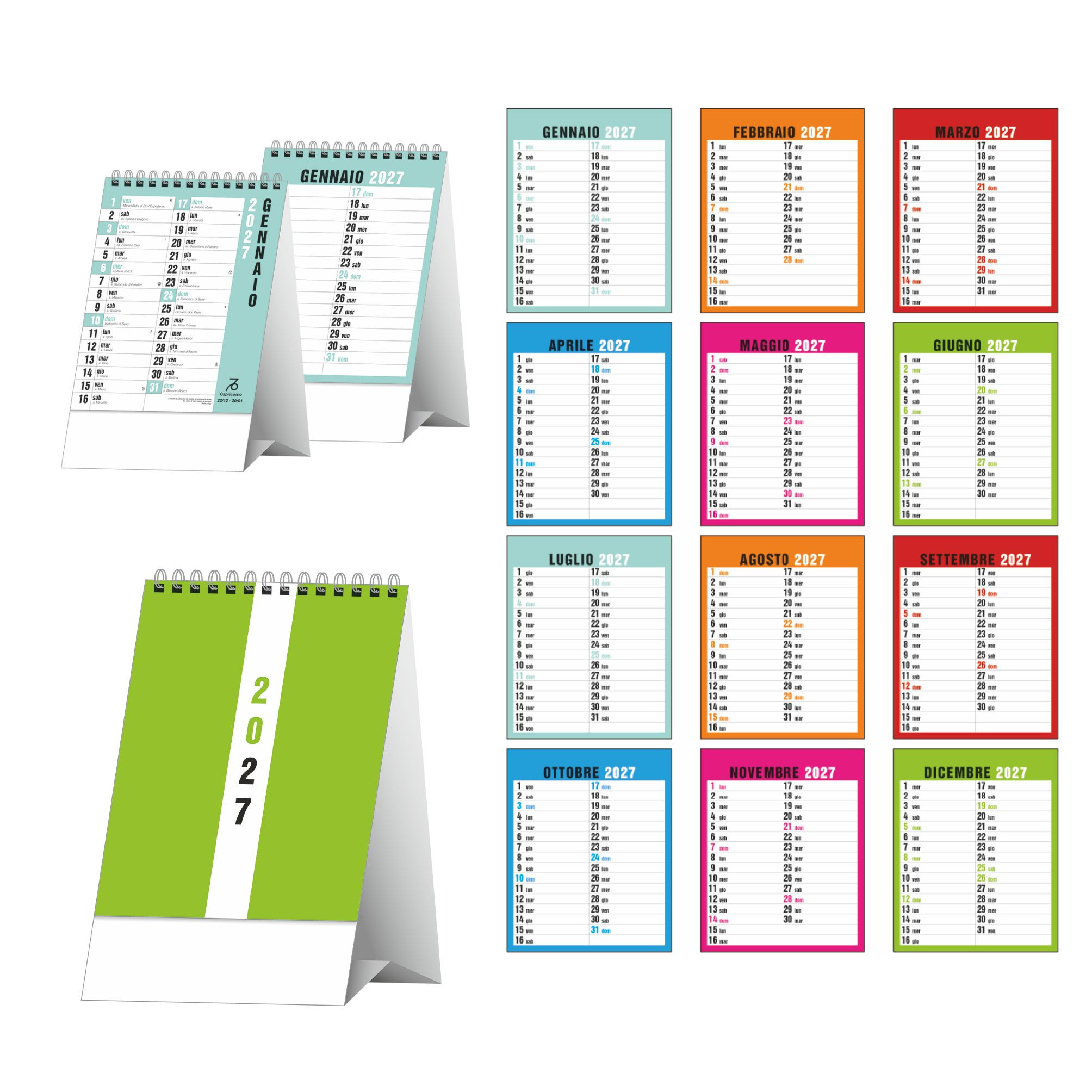 Calendario Da Tavolo